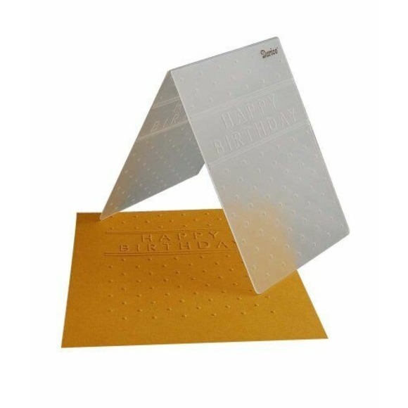 Darice 1218-31 Embossing Folder, 4.25 by 5.75-Inch, Corner Scroll Design - Picture 2 of 3